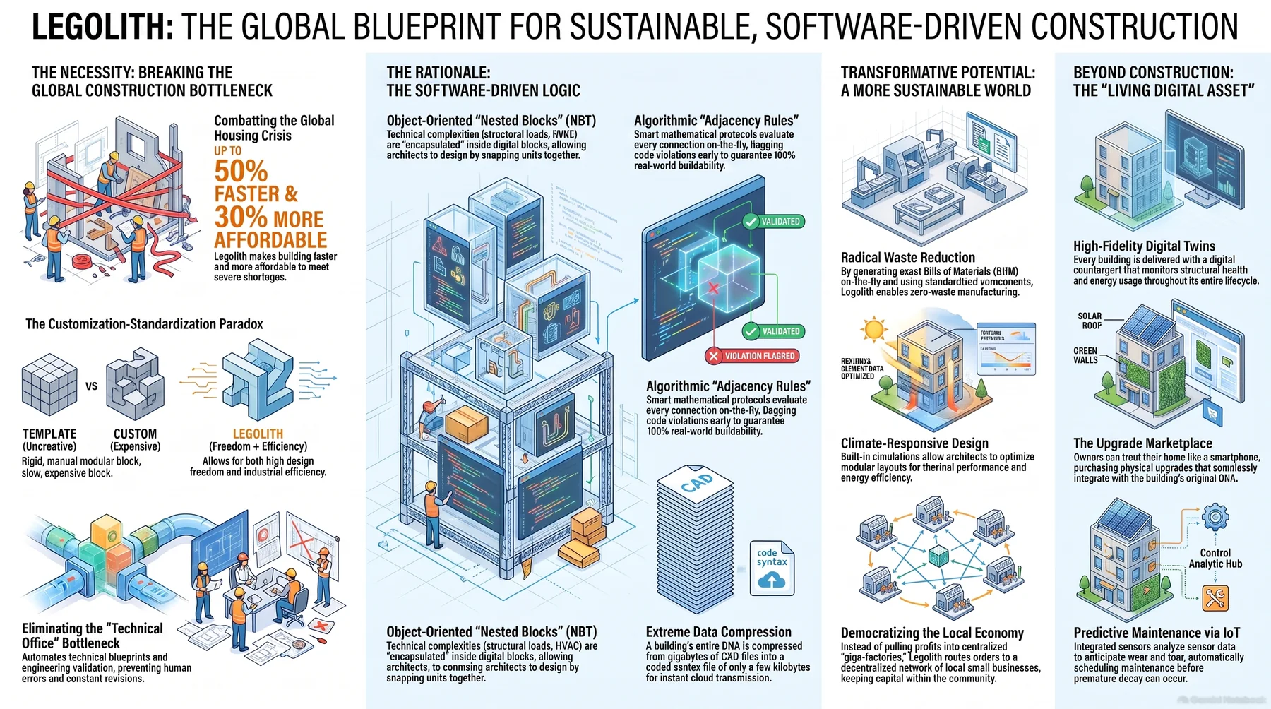 Global Blueprint for Sustainable Software-Driven Construction