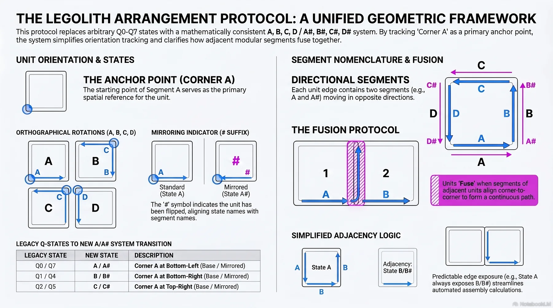 Unified Geometric Arrangement Protocol Framework