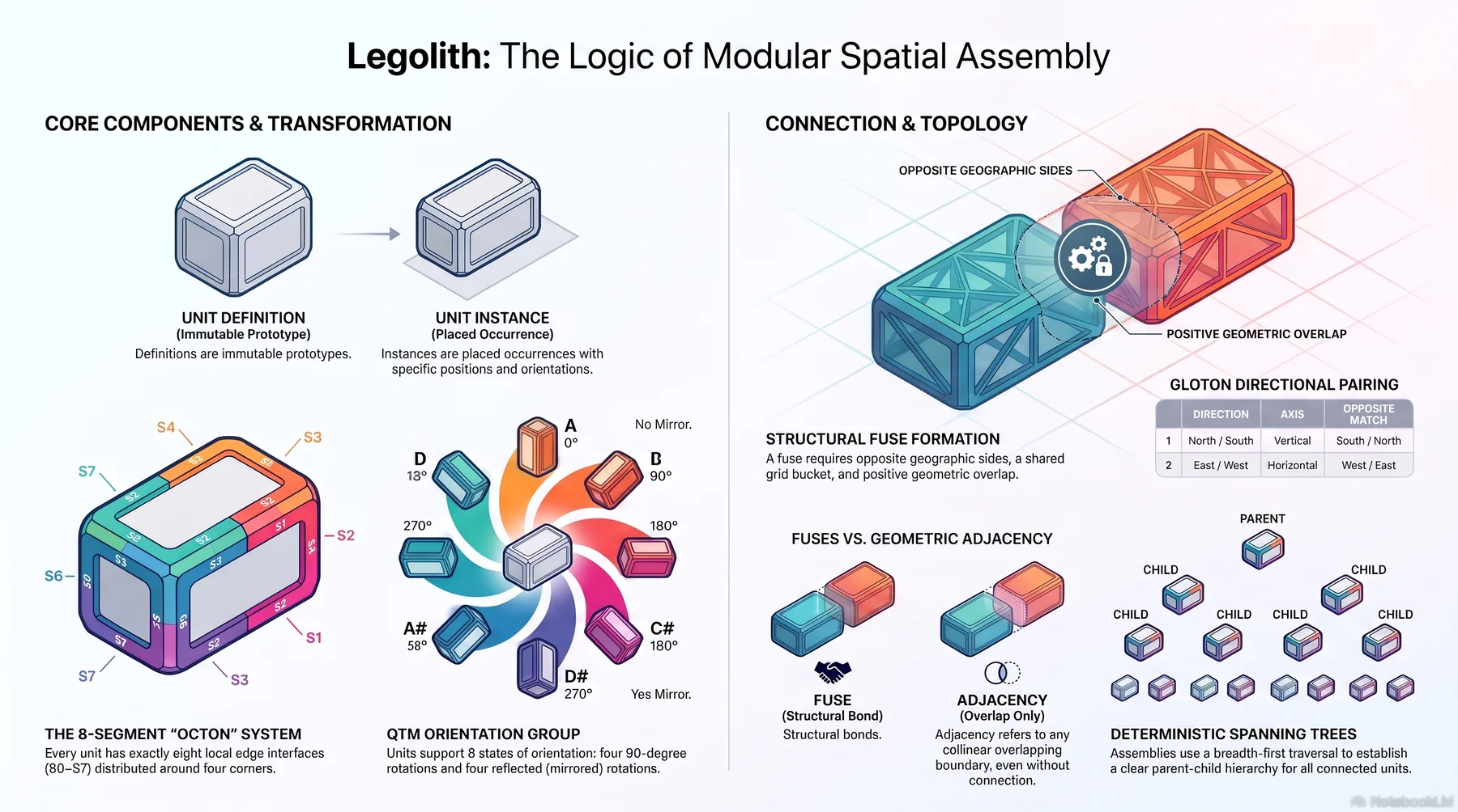 Modular Spatial Assembly Logic & Topology