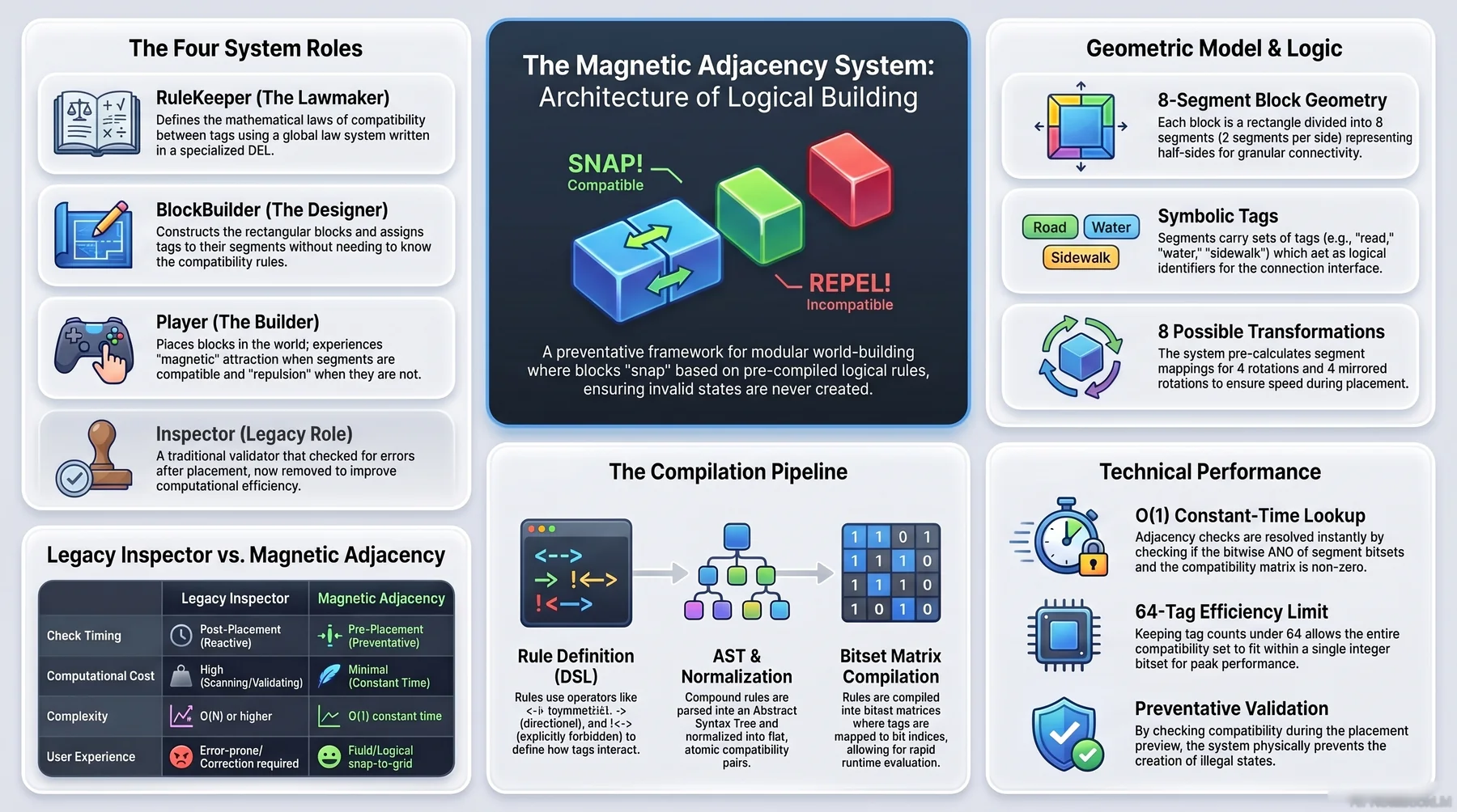 Magnetic Adjacency Subsystem Schematic