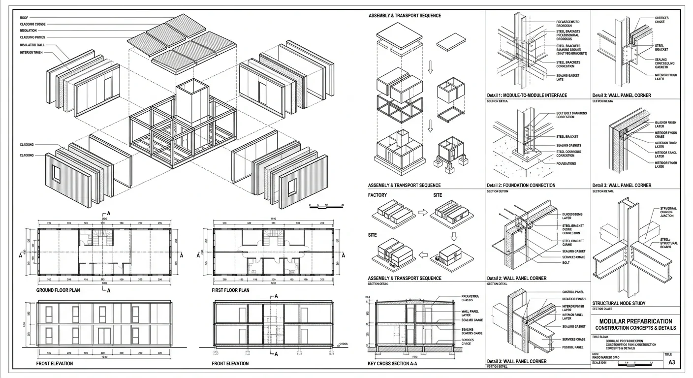Prefabricated Assembly & Transport Sequence